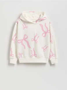 Reserved - Bluza z nadrukiem - złamana biel - Bluzy dla dziewczynek - miniaturka - grafika 1