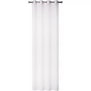 Firana z kółkami DIANA 140 x 260 cm biała - Firany - miniaturka - grafika 1