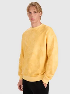 4F Bluza dresowa nierozpinana bez kaptura męska - żółta XL - Bluzy męskie 4F Bluza dresowa nierozpinana bez kaptura męska - żółta XL - Bluzy męskie - miniaturka - grafika 1