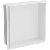Półki łazienkowe - Mexen X-Wall-NR półka wnękowa bez kołnierza 30 x 30 cm, biała - miniaturka - grafika 1