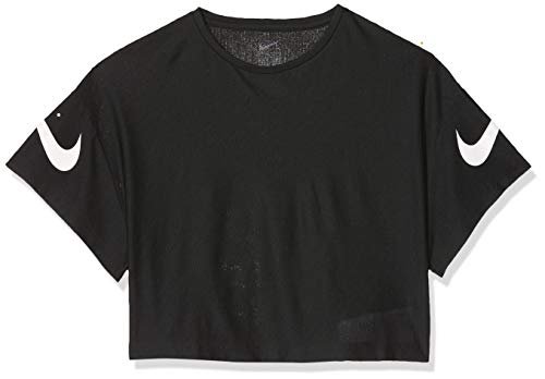 Nike Unisex Dzieci G Nk Dry Ss Gfx Studio Top T-shirt Black/(White) M