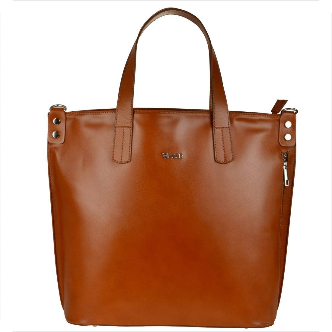 Vezze torba shopper bag camel XL skóra naturalna