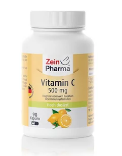 Zein Pharma - Witamina C, 500mg, 90 kapsułek - Witaminy i minerały - miniaturka - grafika 1