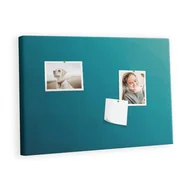 Tablice i flipcharty - Kolorowy Organizer - Tablica Korkowa z Pinezkami - Morska abstrakcja 60x40 cm - miniaturka - grafika 1