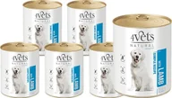 Mokra karma dla psów - Mokra karma 4Vets Natural dla psa z jagnięciną puszka 12 x 800 g - miniaturka - grafika 1