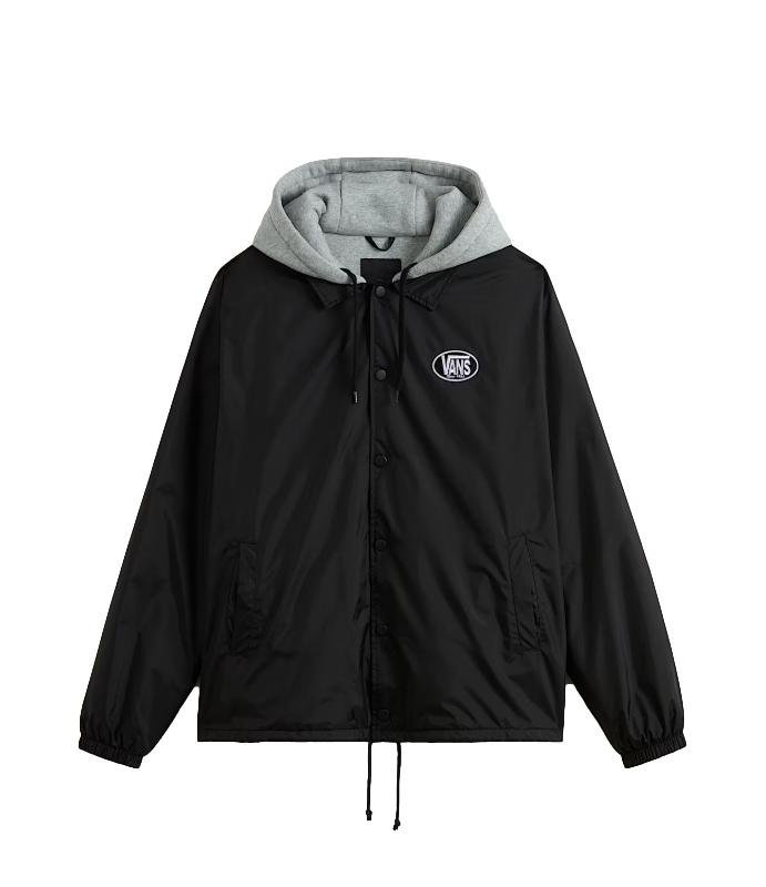 Vans Kurtka Męska Riley Hooded Coaches Black VN000P75BLK1 XL
