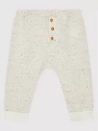 Spodnie i spodenki dla dziewczynek - United Colors Of Benetton Spodnie dresowe 33PFAF00G Biały Regular Fit - miniaturka - grafika 1