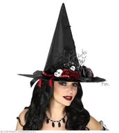 Dodatki do strojów karnawałowych - Kapelusz gotyckiej czarownicy, czarny - miniaturka - grafika 1