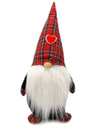 Ozdoby bożonarodzeniowe - Skrzat Krasnal Zielony Czerwony Gnom Świąteczny Dekoracja Ozdoba 27Cm - miniaturka - grafika 1