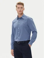 Koszule męskie - Tommy Hilfiger Koszula MW0MW39438 Niebieski Regular Fit - miniaturka - grafika 1