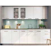 Meble kuchenne - Zestaw białych nowoczesnych szafek kuchennych 8 sztuk - Sergio 4S 260 cm - miniaturka - grafika 1