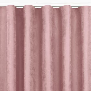 Zasłona MILANA kolor różowy styl klasyczny taśma wave transparentna 7 cm szenila 140x245 homede - CURT/HOM/MILANA/CHENILLE/PLEAT - Zasłony - miniaturka - grafika 1