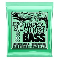 Struny gitarowe  - Ernie Ball Hyper Slinky Bass Nickel Wound Electric Bass Strings 40 - 100 Gauge - miniaturka - grafika 1