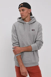 Dickies Bluza męska kolor szary gładka - Bluzy męskie - miniaturka - grafika 1