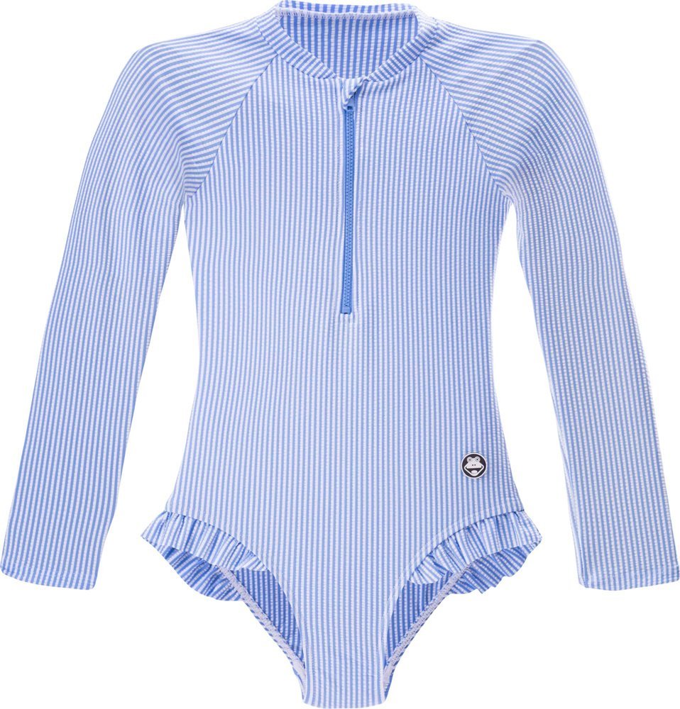 Coqui Dziecięcy strój kąpielowy jednoczęściowy Coqui ENIKSA KIDS blue stripes rozmiar 128 [cze]