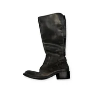 Kozaki damskie - Kozaki damskie szare BORN 38,5 - miniaturka - grafika 1