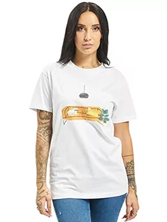 Koszulki i topy damskie - Mister Tee damska koszulka z krótkim rękawem Cat Tee T-shirt, biała, S MT1151 - grafika 1