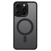 Etui i futerały do telefonów - Etui TECTO SHIELD Satin Matt Mag do Apple iPhone 16 Pro Czarny - miniaturka - grafika 1