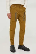 Spodnie męskie - G-Star Raw spodnie męskie kolor zielony proste - miniaturka - grafika 1