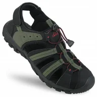 Sandały męskie - Sandały męskie TREKKINGOWE z zakrytymi palcami CAMPUS miejskie 44 - miniaturka - grafika 1