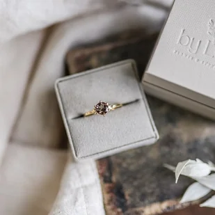 Pierścionek z kwarcem dymnym - Pierścionki - miniaturka - grafika 1