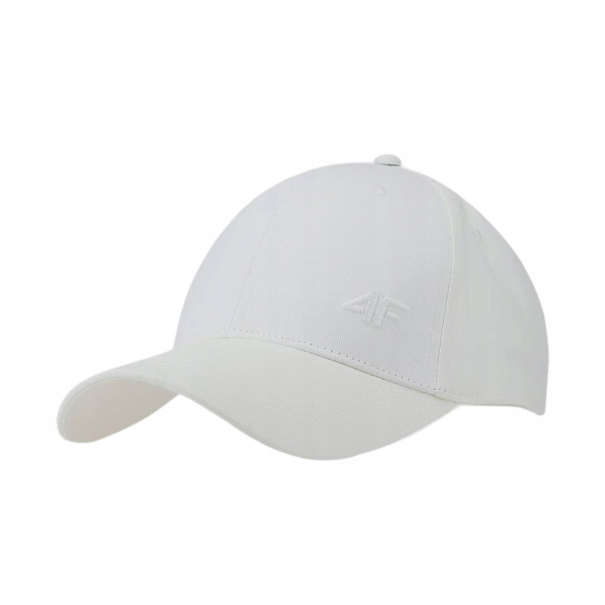 Czapka z daszkiem 4F uniseks bejsbolówka biała z regulacją roz. L/XL