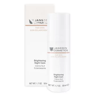 Janssen Cosmetics Cosmetics Brightening Night Care Aktywny krem anti-aging rozjaśniający przebarwienia na noc 50 ml - Kremy do twarzy - miniaturka - grafika 1