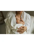 Koce i narzuty dla dzieci - Poofi Kocyk merino Kyoto kokosowy - miniaturka - grafika 1