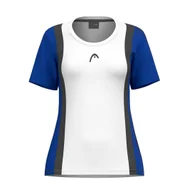 Koszulki sportowe damskie - Koszulka damska Head CLUB 25 TECH T-Shirt Women Royal/White L - miniaturka - grafika 1