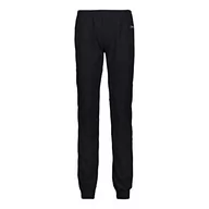 Spodnie damskie - CMP CMP Spodnie damskie Slim-fit kompresyjne czarny czarny D46 3T73776T - miniaturka - grafika 1