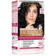 Farby do włosów i szampony koloryzujące - L'OREAL Excellence Creme farba do włosów 200 Dark Brown 176ml - miniaturka - grafika 1