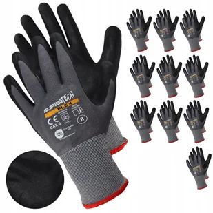 Rękawice robocze rękawiczki nitrylowe pianka ochronne bhp elastyczne flex - Rękawice robocze Rękawice robocze rękawiczki nitrylowe pianka ochronne bhp elastyczne flex - Rękawice robocze - miniaturka - grafika 1