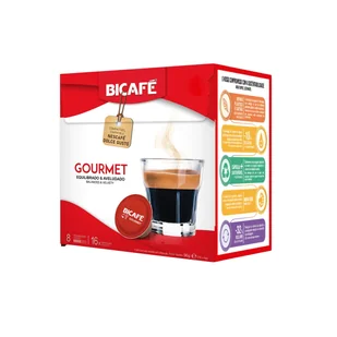 BICAFE Gourmet kapsułki do Dolce Gusto - 16 kapsułek - Kawa w kapsułkach i saszetkach - miniaturka - grafika 1