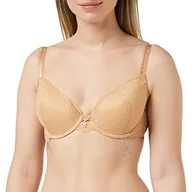 Biustonosze - Emporio Armani damski biustonosz Virtual Lace Push-Up. - miniaturka - grafika 1