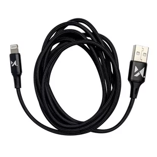 Wozinsky kabel przewód USB - Lightning 2,4A 1m czarny WUC-L1B - Kable USB - miniaturka - grafika 4