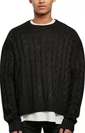 Bluzy męskie - Urban Classics Bluza męska Boxy Bluza, czarna, L, czarny, L - miniaturka - grafika 1