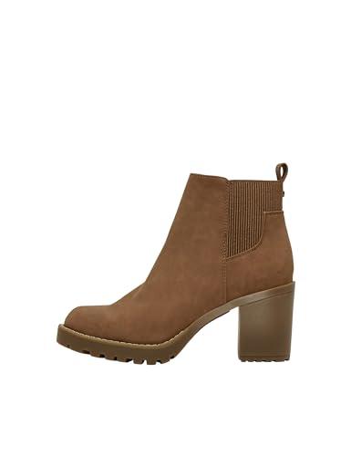 ONLY Onlbara Heeled Bootie NOOS damskie sztyblety, koniak, 37 EU, koniak, 37 EU