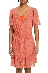 ESPRIT Sukienka damska 023EE1E306, 638/pomarańczowa czerwona 4, 40, 638/pomarańczowy Red 4, 40 - Sukienki - miniaturka - grafika 1