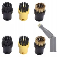 Akcesoria i części AGD - Zestaw 6 okrągłych szczotek do parownicy Kärcher - miniaturka - grafika 1