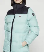 Kurtki damskie - Napapijri Kurtka Damska Puchowa Ciepła R.Xs Zielona Green Dusty - miniaturka - grafika 1