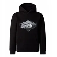 Bluzy damskie - THE NORTH FACE BLUZA TOPOGRAPHIC REGULAR NF0A89HJJK3 r S - miniaturka - grafika 1