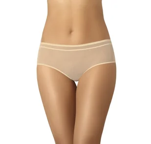 Majtki damskie klasyczne siateczkowe Nano beżowe, Teyli - Majtki damskie - miniaturka - grafika 1