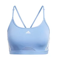Biustonosze - adidas Aer Ls 3s Biustonosz sportowy Kobiety , Fusazu/biały , XL - miniaturka - grafika 1