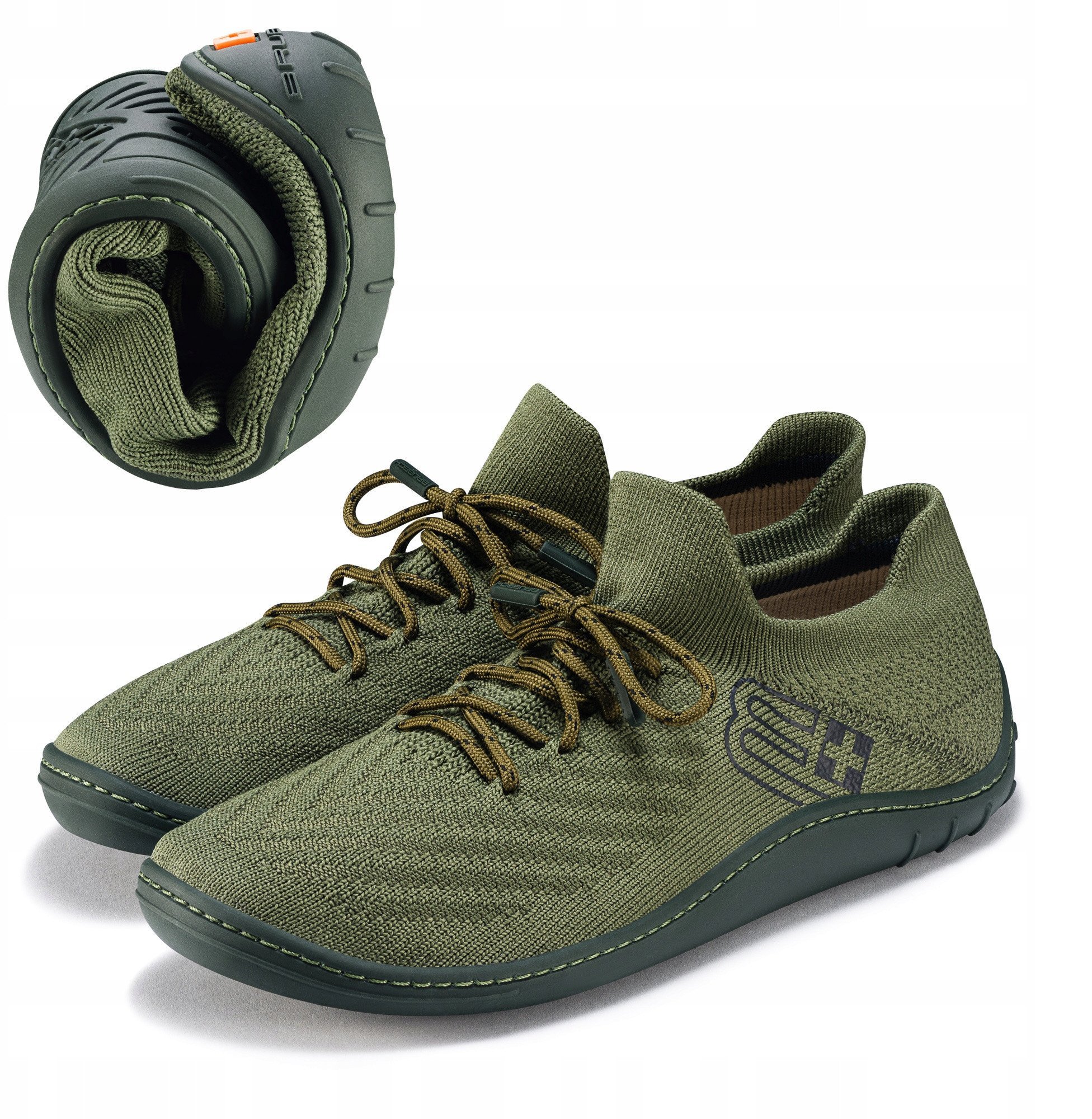 SH5010W Buty damskie BAREFOOT MERINO khaki/khaki 36