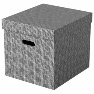 Pudełko ozdobne tektura z recyklingu ESSELTE 320x315x365 szare 3szt./628289/ ES1578-5 - Pudła i pojemniki do przechowywania - miniaturka - grafika 1