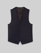 Kamizelki męskie - kamizelka do zestawu marradi granatowy slim fit - miniaturka - grafika 1