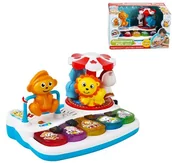 Karuzele dla niemowląt - Edukacyjne Pianinko ze Zwierzątkami + Karuzela Plac zabaw 12 m+ - miniaturka - grafika 1