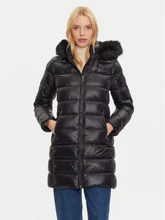 Tommy Hilfiger Kurtka puchowa WW0WW43122 Czarny Regular Fit - Kurtki damskie - miniaturka - grafika 1