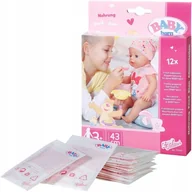 Akcesoria dla lalek - BABY BORN POKARM DLA LALKI ZESTAW JEDZENIA 12 SASZETEK ZAPF CREATIONS 3+ - miniaturka - grafika 1