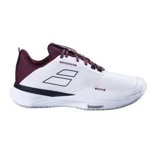 Męskie buty tenisowe Babolat SFX Evo All Court Men White/Burgundy EUR 44,5 - Buty sportowe męskie Męskie buty tenisowe Babolat SFX Evo All Court Men White/Burgundy EUR 44,5 - Buty sportowe męskie - miniaturka - grafika 1